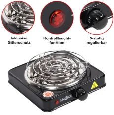 Elektrický rozpalovač na uhlíky Smoke2U - 1000W