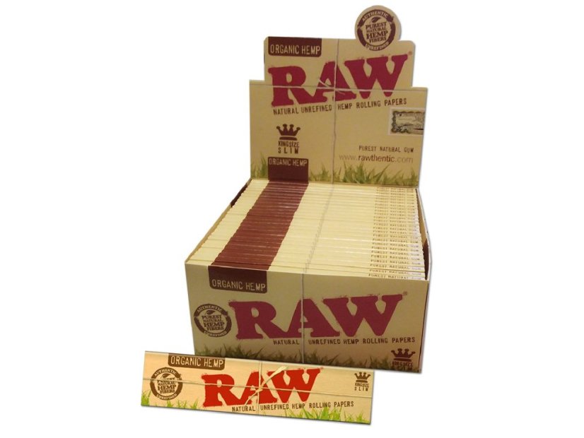 RAW Hemp KS Slim papieriky