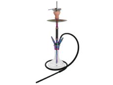 Vodná fajka Kaya Clear Carat INOX Carbonia Rainbow  4S