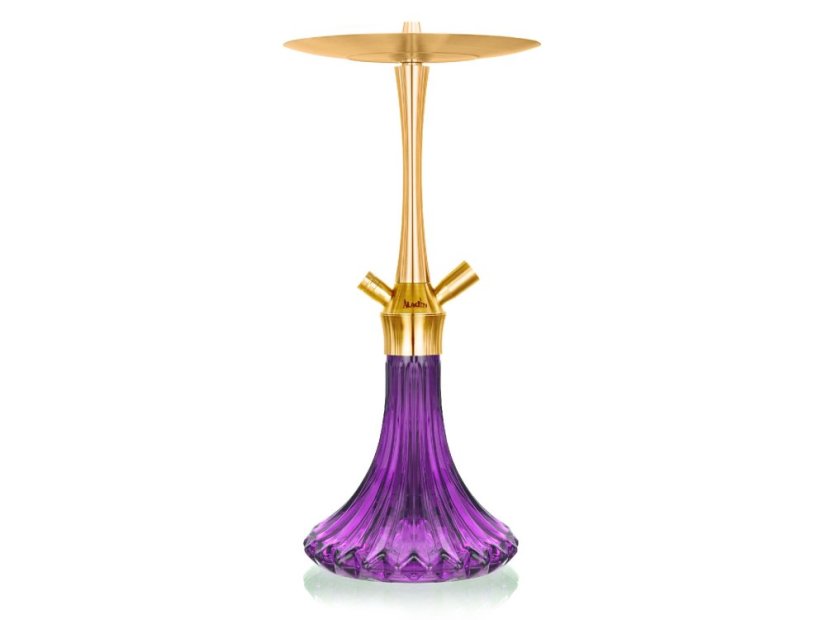 Vodná fajka Aladin MVP A46 Gold - Purple