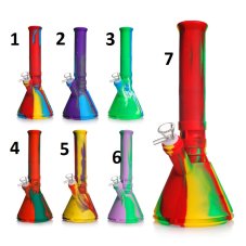 Silikónové bongo Colours 32cm