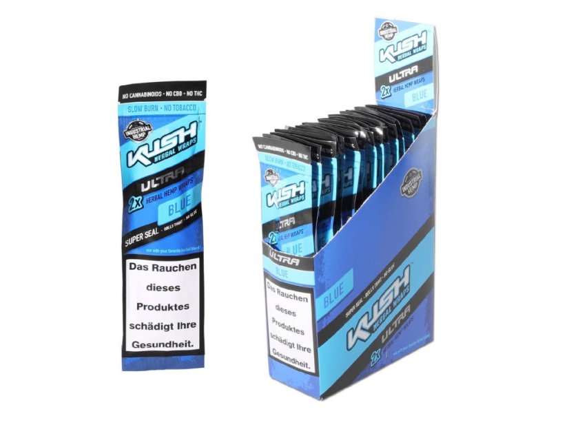 Kush Hemp Wraps Ultra blunty – Blue