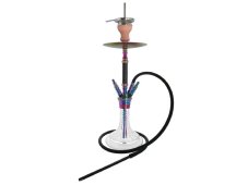 Vodná fajka Kaya Clear Carat INOX Carbonia Rainbow  4S