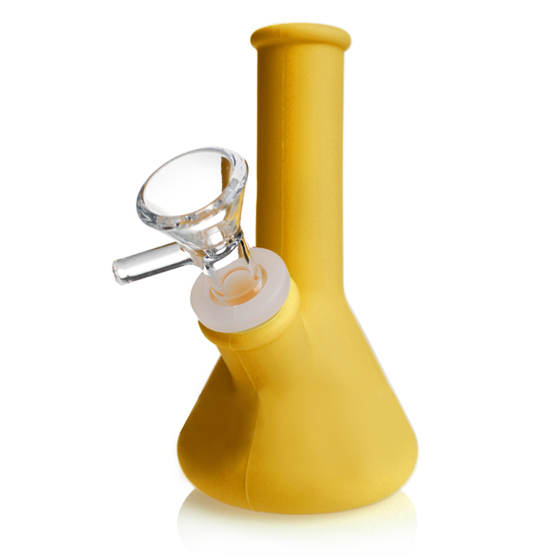 Silikónové bongo Mini 13cm - Farba: Žltá