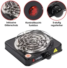 Elektrický rozpalovač na uhlíky Smoke2U - 1000W