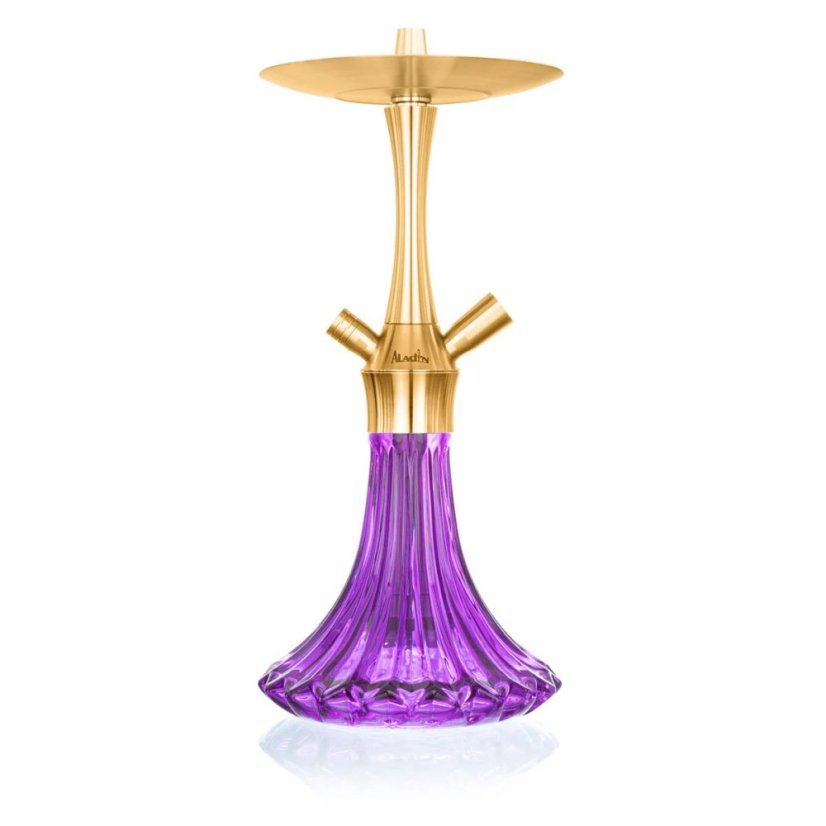 Vodná fajka Aladin MVP A36 Gold - Purple